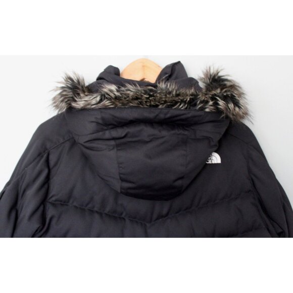 THE NORTH FACE Women's 600 Goose Down Puffer Jacket Hooded Fur Trim, M Medium - Picture 5 of 16